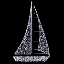 Bateau Pour L'extérieur LED Blanc Froid 600 X 400 X 75 Cm-DecoWoerner