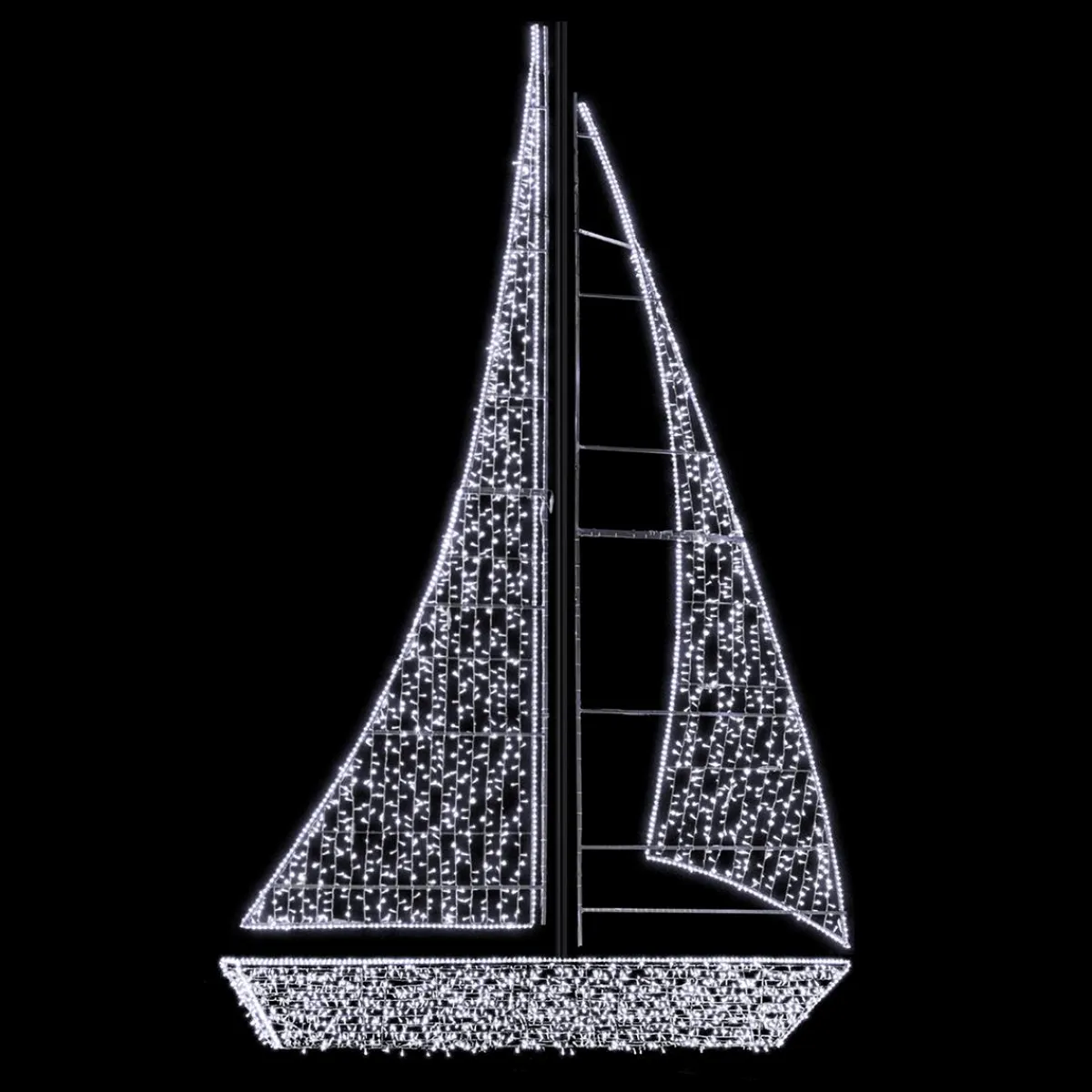 Bateau Pour L'extérieur LED Blanc Froid 600 X 400 X 75 Cm-DecoWoerner