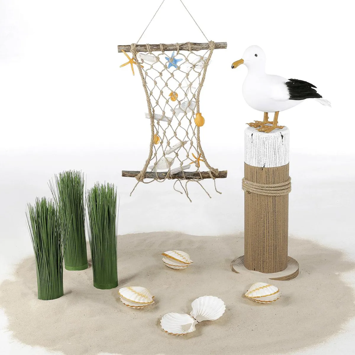 Bollard Déco Maritime, Haut. 50 Cm-DecoWoerner