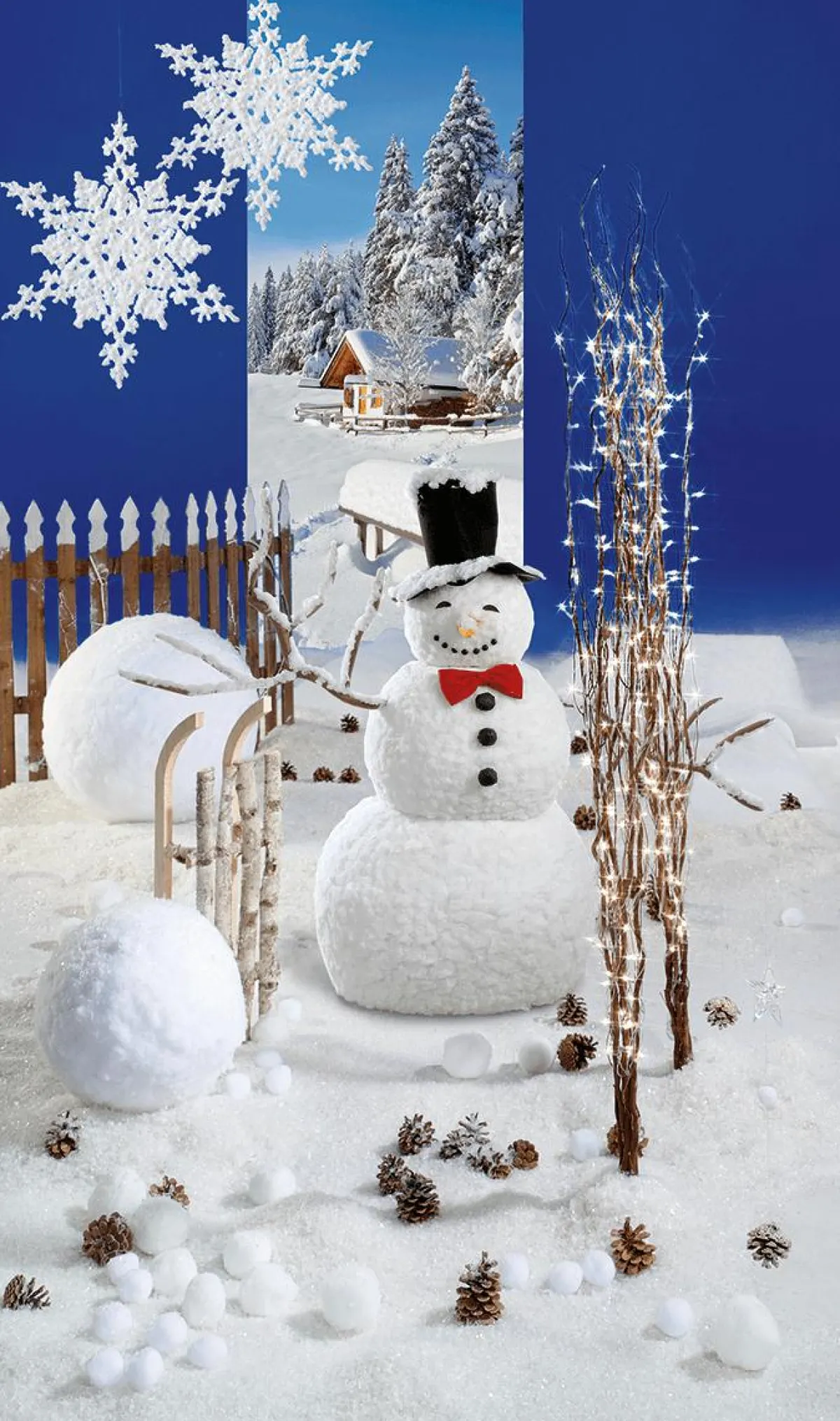 Bonhomme De Neige, Haut. 120 Cm-DecoWoerner New