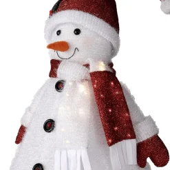 Bonhomme De Neige XL En Polyester 120 Cm-DecoWoerner