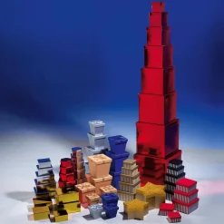 Boîte Cadeau En Carton Majestic Métallique, , 8 Pces-DecoWoerner Sale