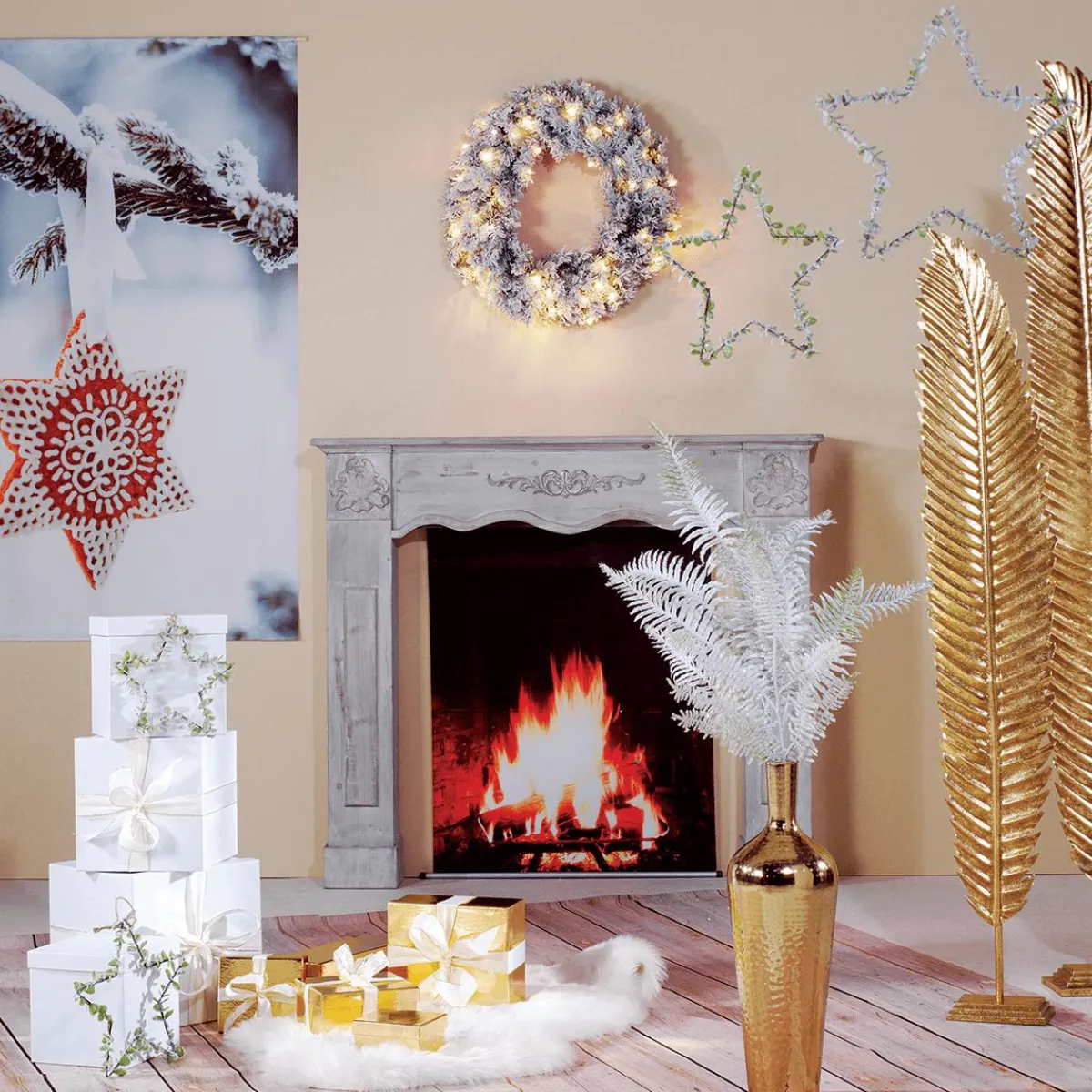Boîte Cadeau En Carton Metallic, , 5 Pces-DecoWoerner Clearance