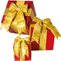 Boîte Cadeau XXL Pour L’int. 3 Pces Rouge-DecoWoerner Hot