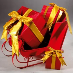 Boîte Cadeau XXL Pour L’int. 3 Pces Rouge-DecoWoerner Hot