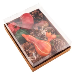 Boîte Décorative "Mix Citrouille" Avec Pommes De Pin 20 X 15 X 6 Cm-DecoWoerner Best