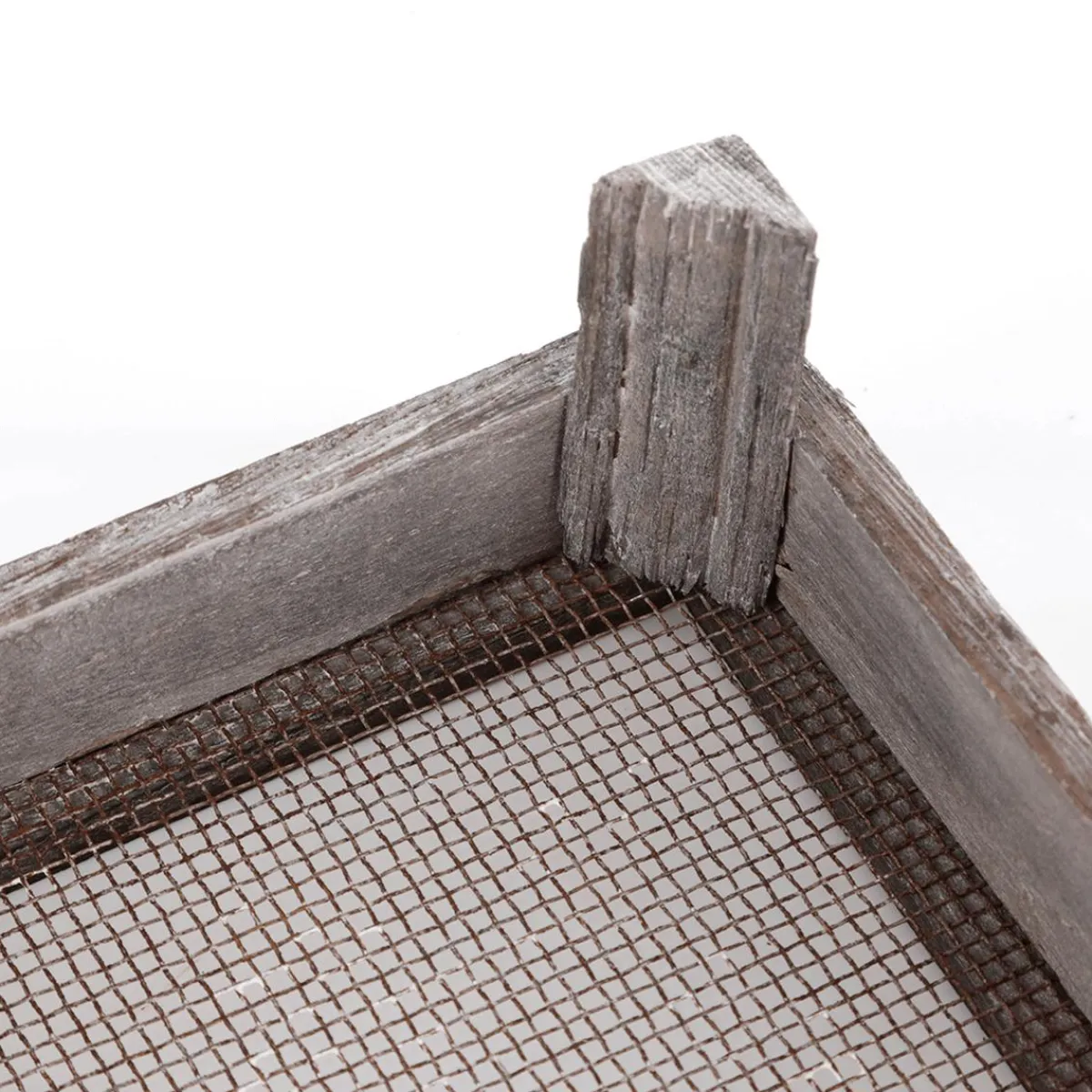 Boîte En Bois Avec Grille, 28 X 18 Cm-DecoWoerner