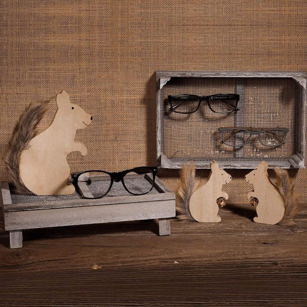 Boîte En Bois Avec Grille, 28 X 18 Cm-DecoWoerner
