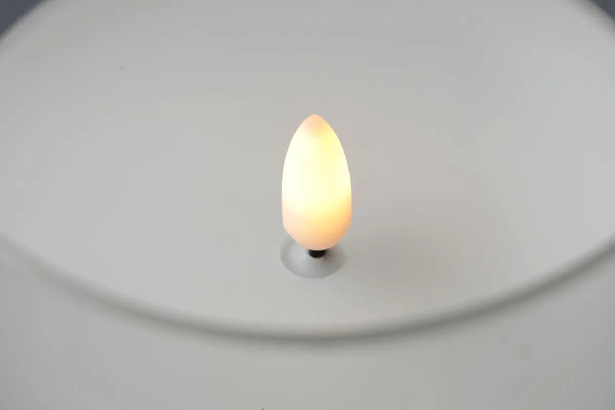 Bougie De Cire LED En Verre Transparent 7,5 X 12,5 Cm-DecoWoerner Best