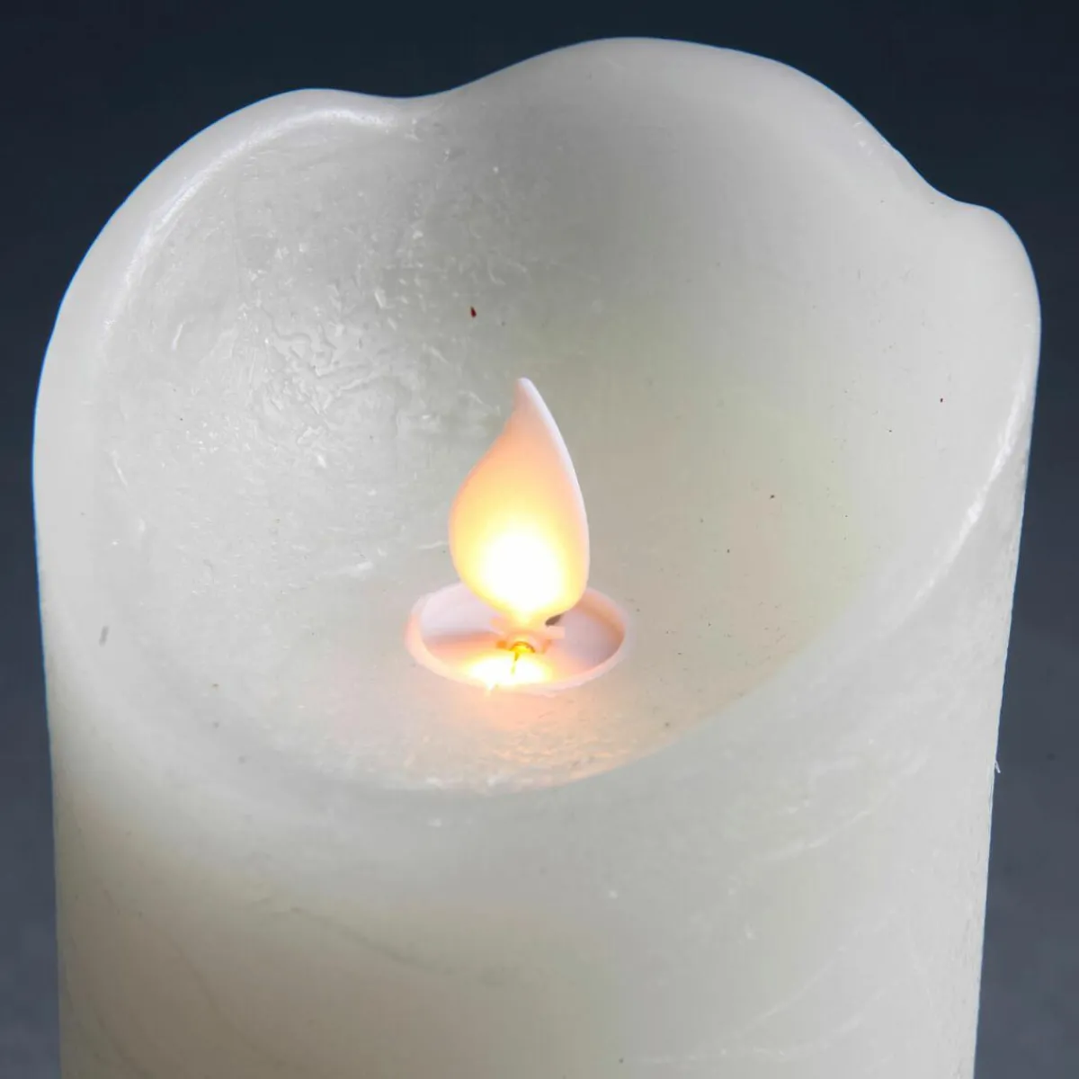 Bougie En Cire LED 7,5 X 10 Cm-DecoWoerner New
