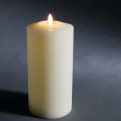 Bougie LED En Cire Véritable 25 Cm Crème-DecoWoerner Hot