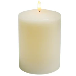 Bougie LED En Cire Véritable 25 Cm Crème-DecoWoerner Hot