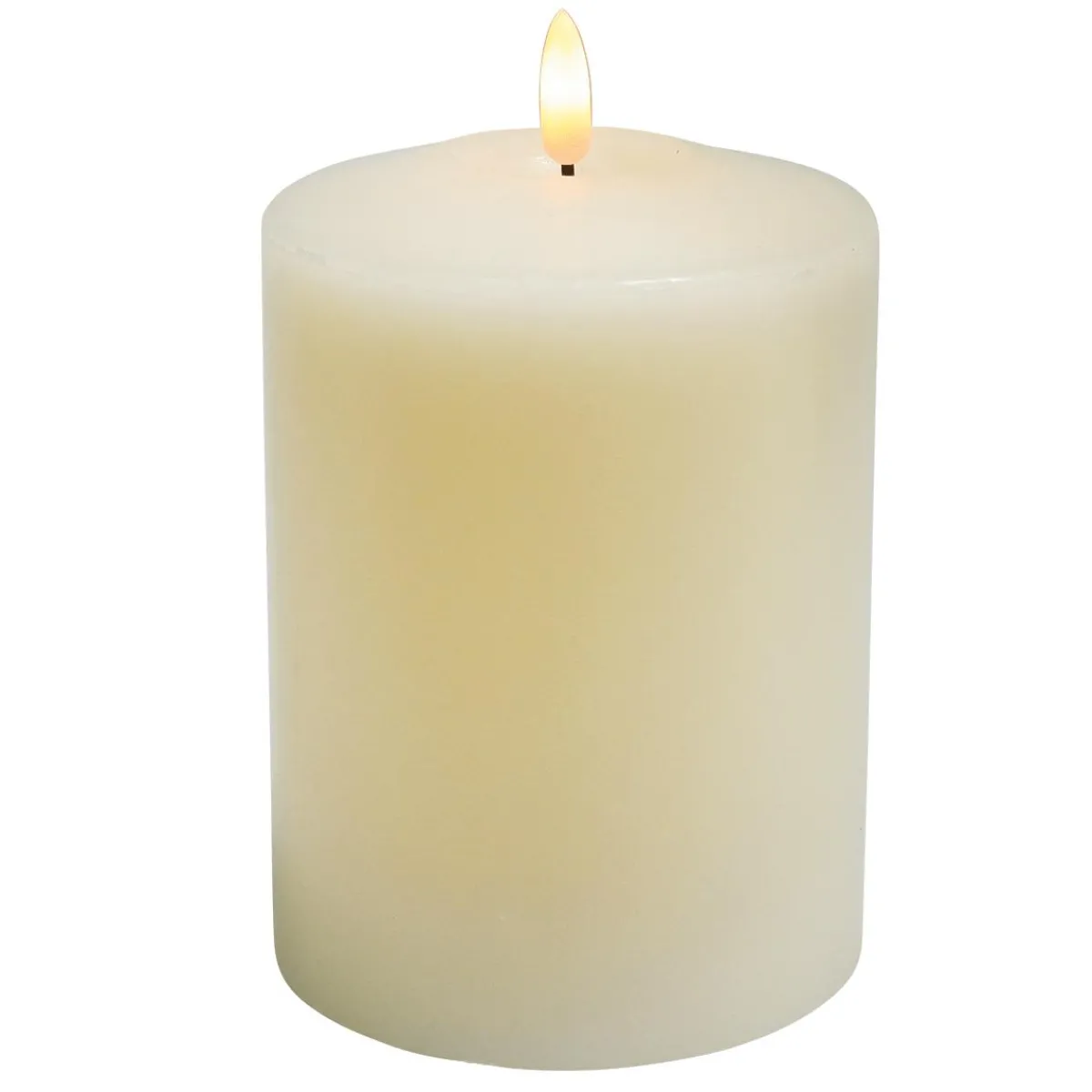 Bougie LED En Cire Véritable 25 Cm Crème-DecoWoerner Hot