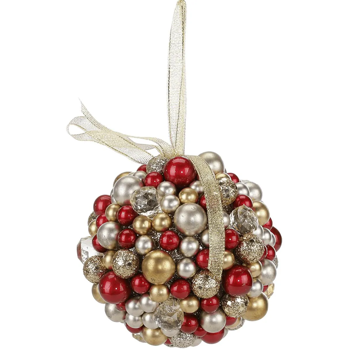 Boule De Noël En Perles 11 Cm Ø-DecoWoerner Online