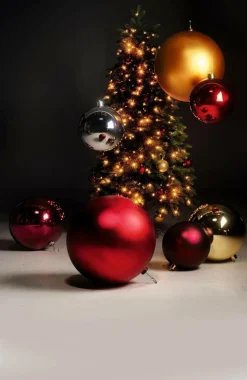Boule De Noël XXL ée Brillante, 50 Cm-DecoWoerner Clearance