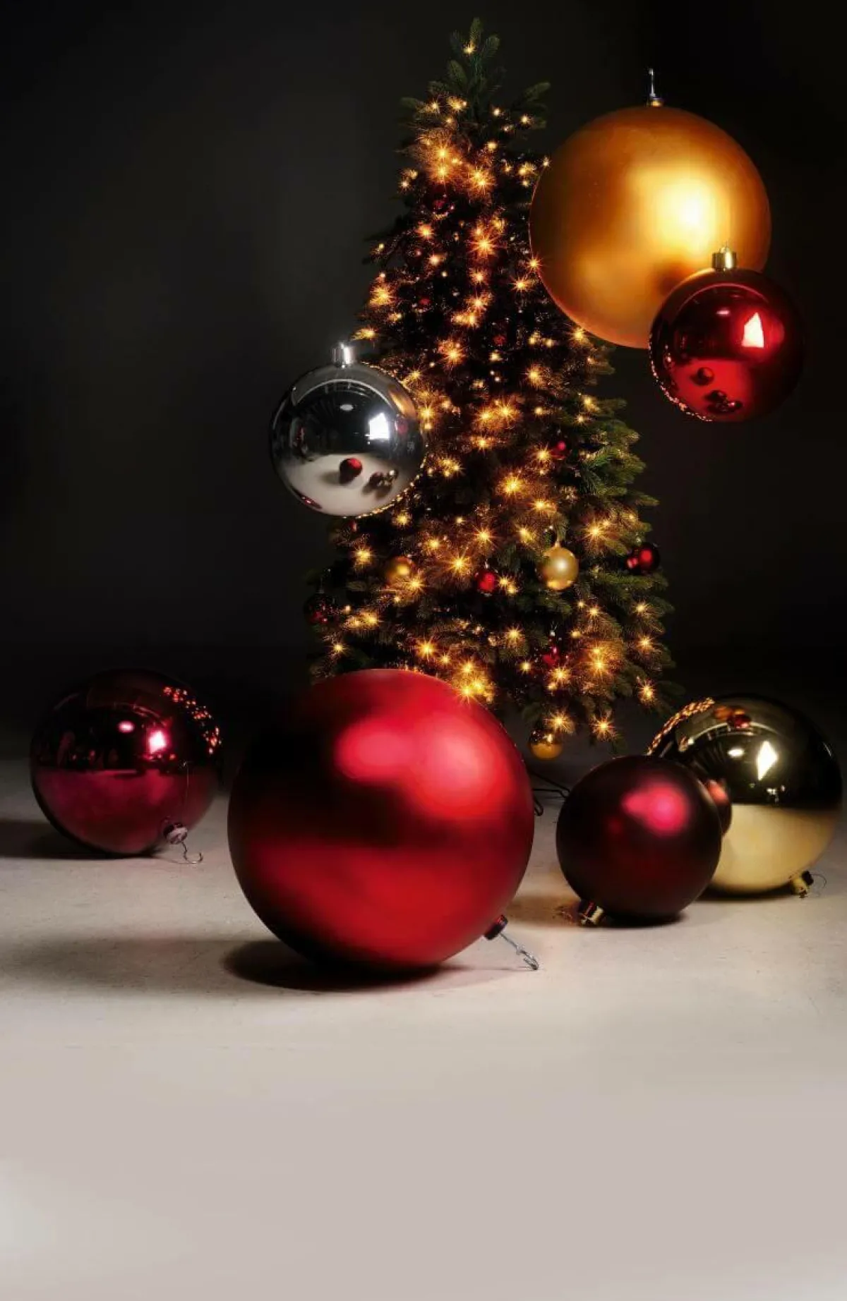 Boule De Noël XXL ée Brillante, 50 Cm-DecoWoerner Clearance