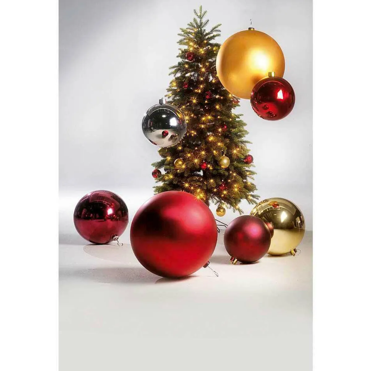 Boule De Noël XXL ée Mate, 30 Cm-DecoWoerner Clearance