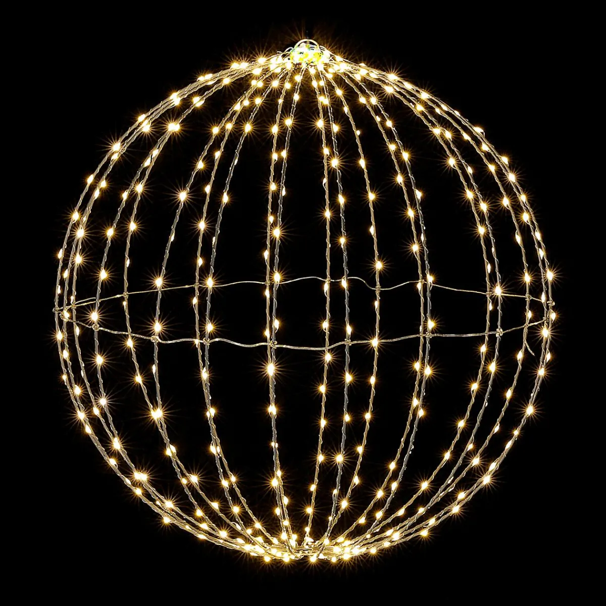 Boule Lumineuse à LED Pour L'ext., LED Chaude - Blanc, Ø 50 Cm-DecoWoerner