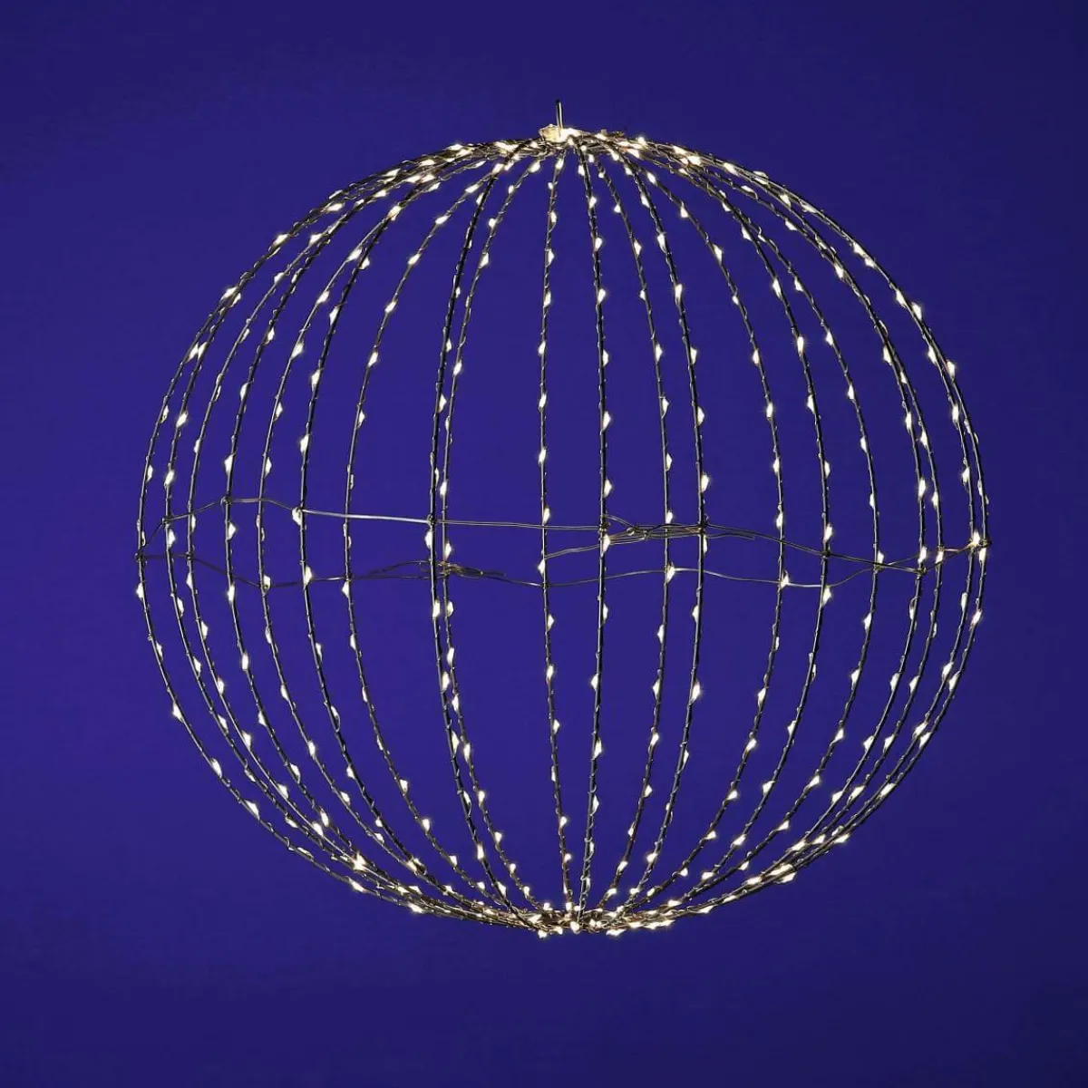 Boule Lumineuse à LED Pour L'ext., LED Chaude - Blanc, Ø 50 Cm-DecoWoerner