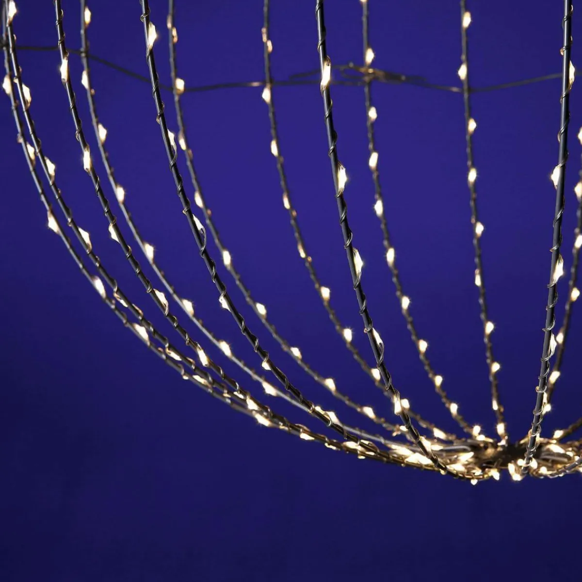Boule Lumineuse à LED Pour L'ext., LED Chaude - Blanc, Ø 50 Cm-DecoWoerner