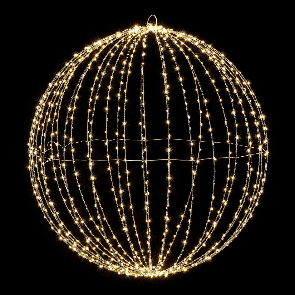 Boule Lumineuse à LED Pour L'ext., LED Chaude - Blanc, Ø 80 Cm-DecoWoerner Online