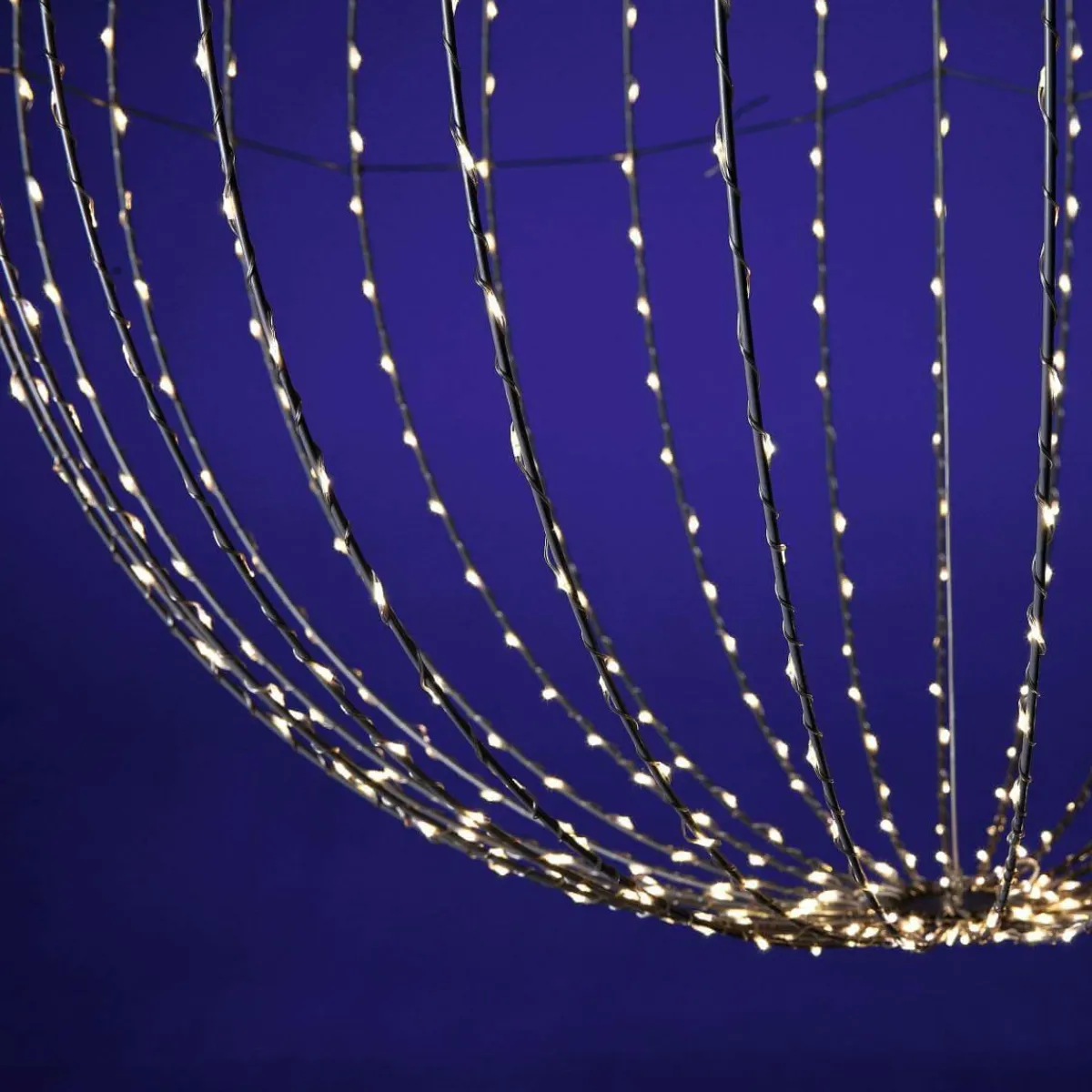 Boule Lumineuse à LED Pour L'ext., LED Chaude - Blanc, Ø 80 Cm-DecoWoerner Online