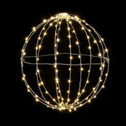 Boule Lumineuse à LED Pour L'ext., LED Chaude - Blanc, Ø 30 Cm-DecoWoerner Hot