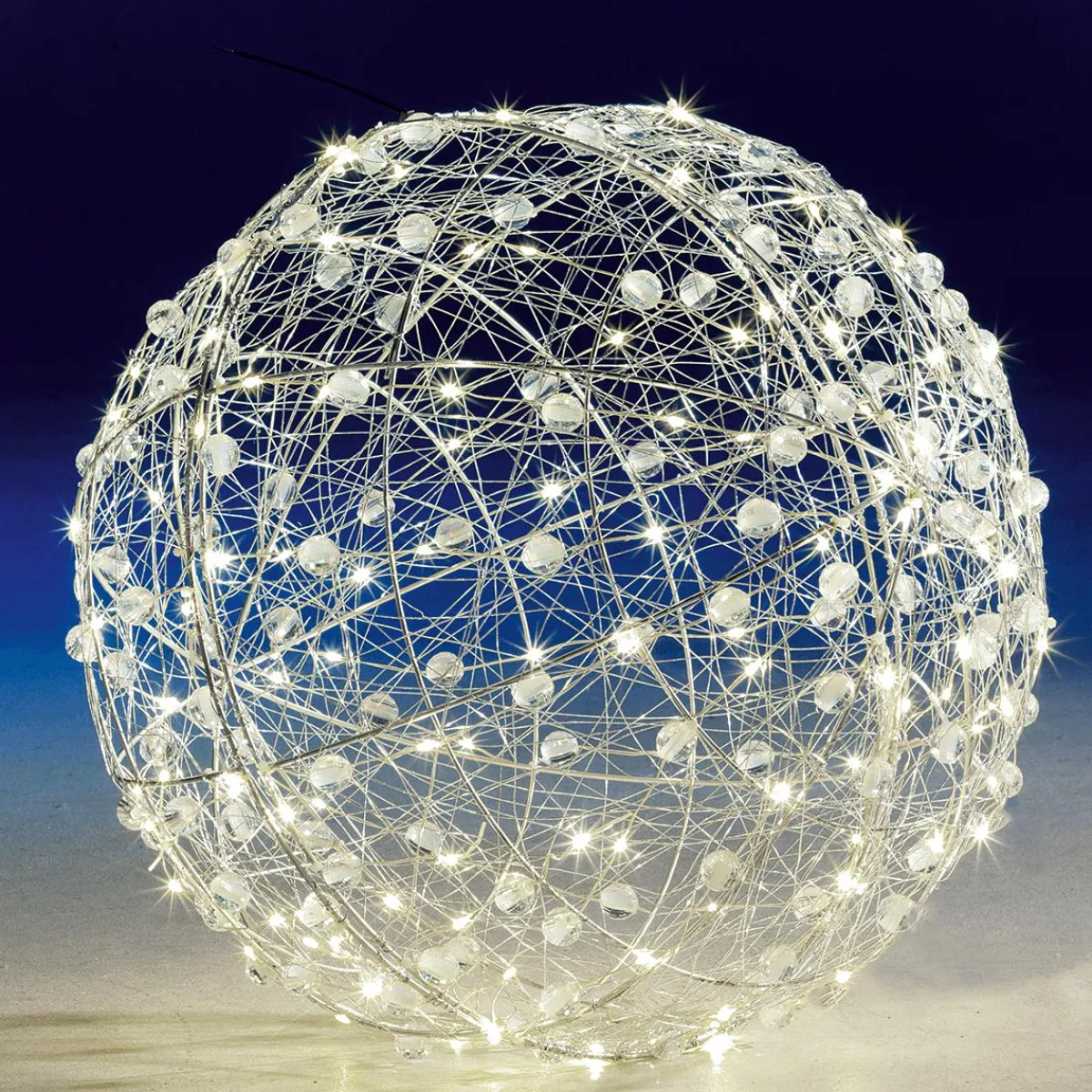Boule Lumineuse En Fil De Fer LED Ø 45 Cm-DecoWoerner Best