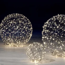 Boule Lumineuse En Fil De Fer LED Ø 45 Cm-DecoWoerner Best