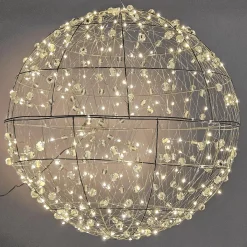 Boule Lumineuse En Fil De Fer LED Ø 60 Cm-DecoWoerner