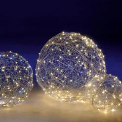 Boule Lumineuse LED Clignotante Chaude, Ø 30 Cm-DecoWoerner Online