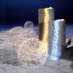 Boule Lumineuse LED Clignotante Chaude, Ø 30 Cm-DecoWoerner Online