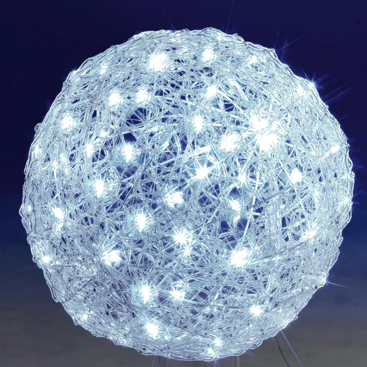 Boule Lumineuse LED En Fibres Acryliques, Ø 50 Cm-DecoWoerner Outlet