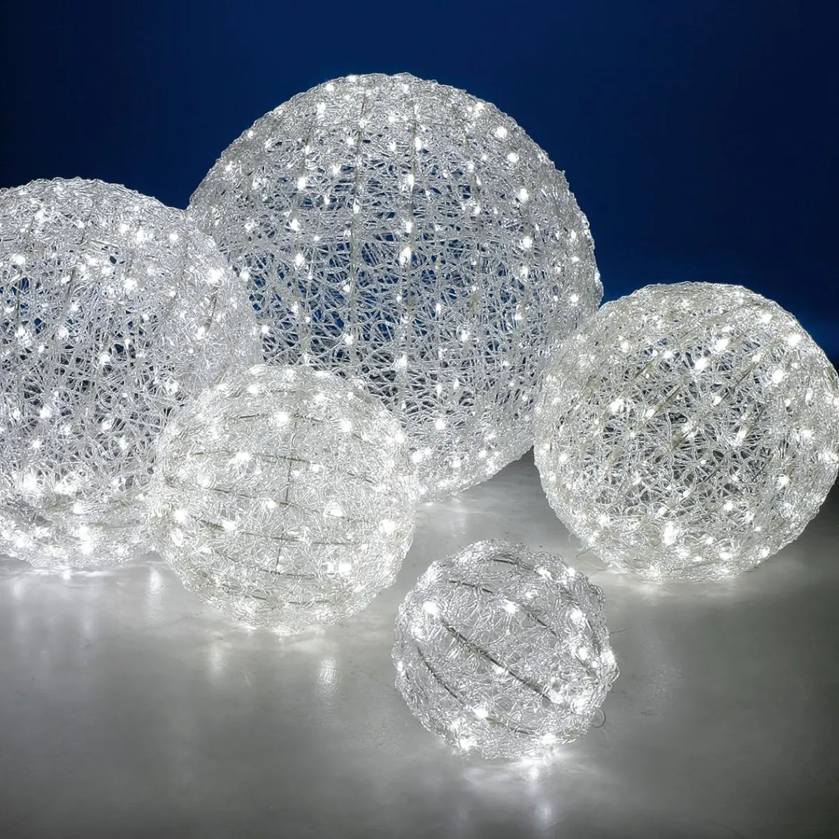 Boule Lumineuse LED En Fibres Acryliques, Ø 50 Cm-DecoWoerner Outlet