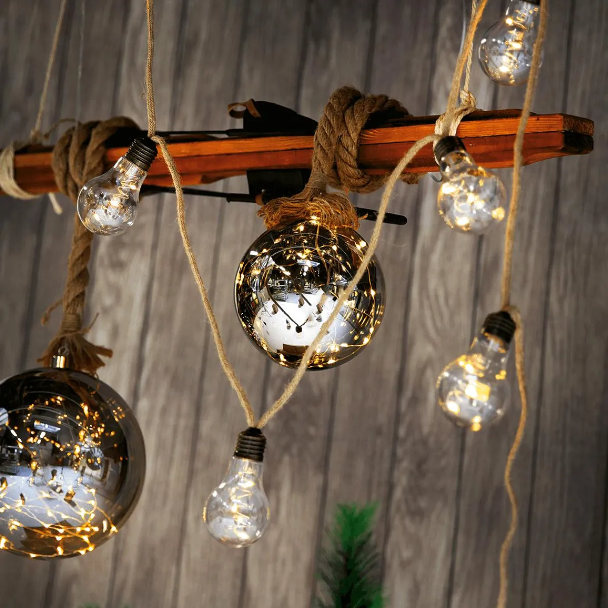 Boule Micro-LED à Pile, Ø 20 Cm-DecoWoerner New
