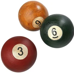 Boules De Billard Déco 3 Pces Ø 13 Cm-DecoWoerner New