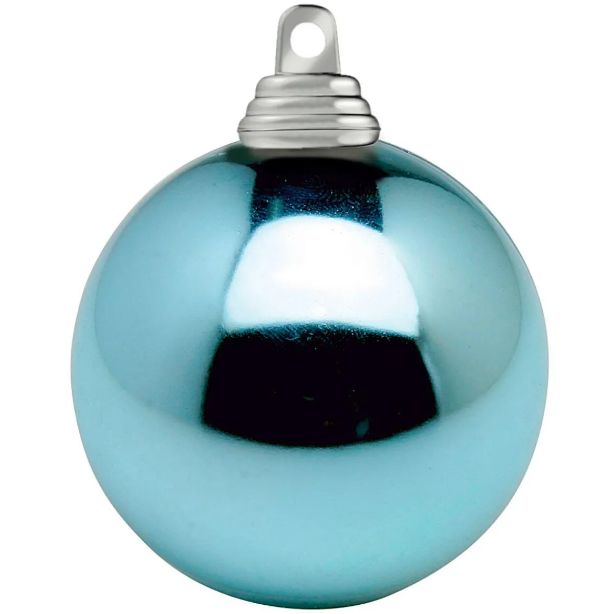 Boules De Noël Clair, Brillantes, En Plastique Ignifugé, 6 Cm Ø - 24 Pcs.-DecoWoerner Outlet