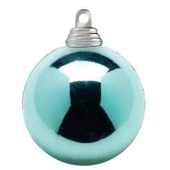 Boules De Noël Brillantes En Plastique Clair, 6 Cm Ø - 24 Pièces-DecoWoerner Outlet
