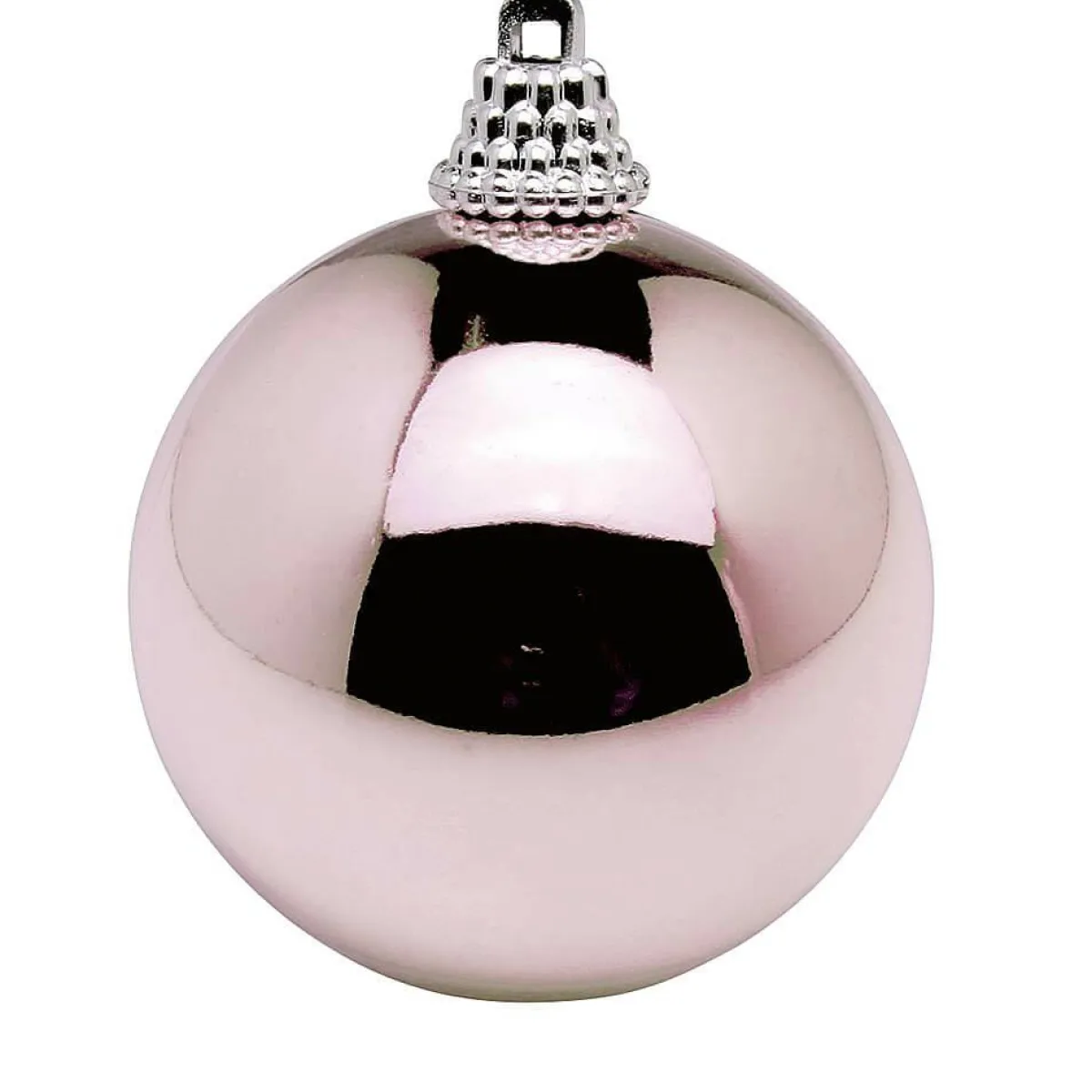 Boules De Noël Brillantes Et Poudreuses En Plastique, 6 Cm Ø - 24 Pièces-DecoWoerner Hot