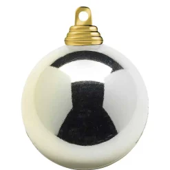 Boules De Noël Champagne, Brillantes, En Plastique Difficilement Inflammable, 6 Cm Ø - 24 Pièces-DecoWoerner Hot
