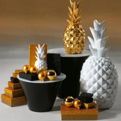 Boules De Noël Dées Et Brillantes En Plastique Difficilement Inflammable, 6 Cm Ø - 24 Pièces-DecoWoerner Hot
