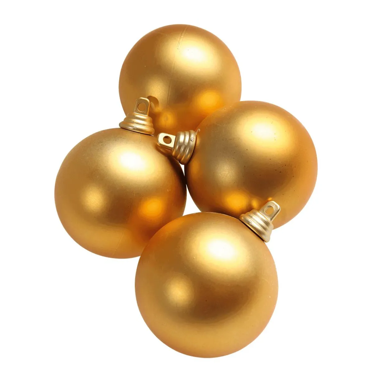 Boules De Noël Dées, Mates, En Plastique Ignifugé, 6 Cm Ø - 24 Pièces-DecoWoerner Best