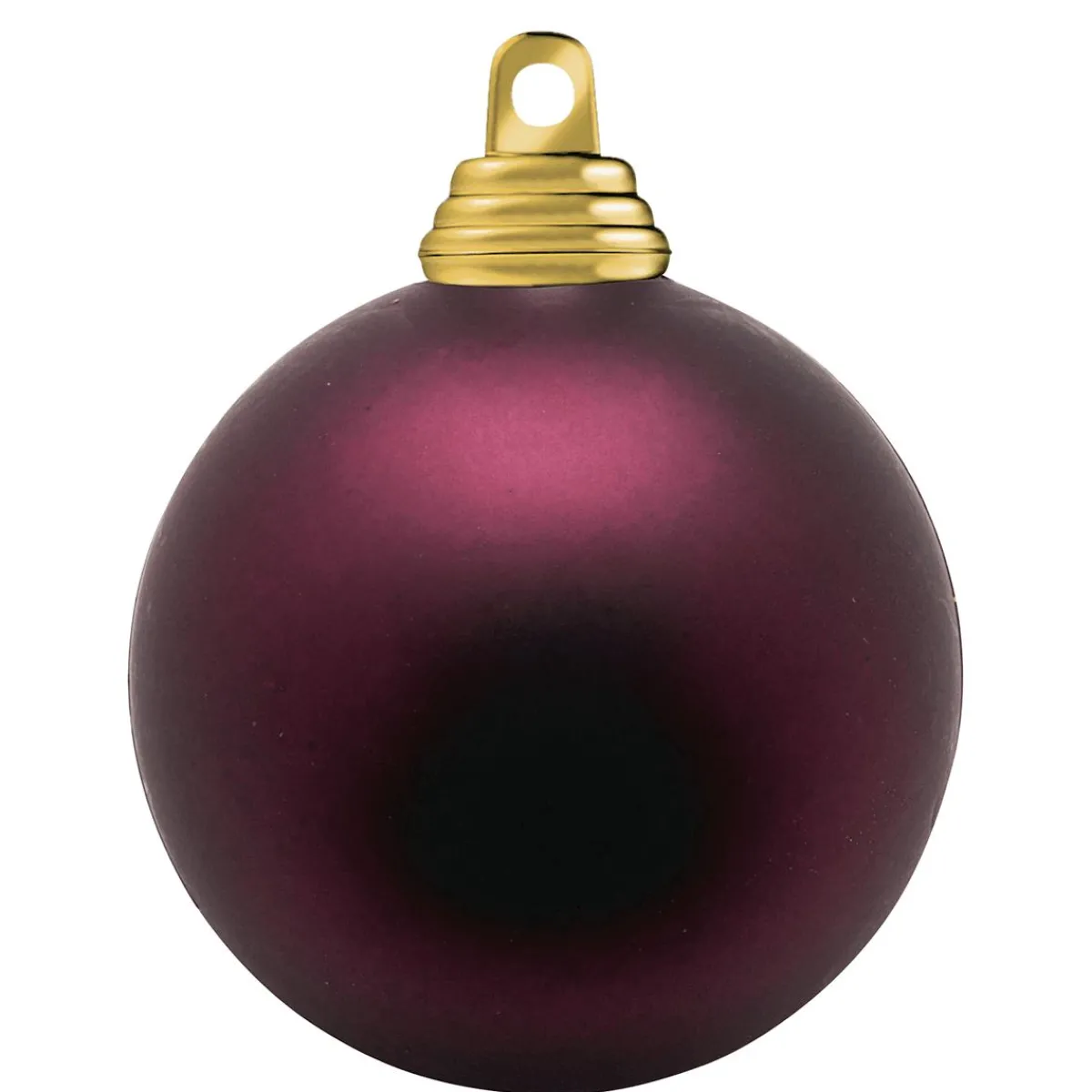 Boules De Noël En Plastique, Mates, Vin, 6 Cm Ø - 24 Pièces-DecoWoerner Clearance