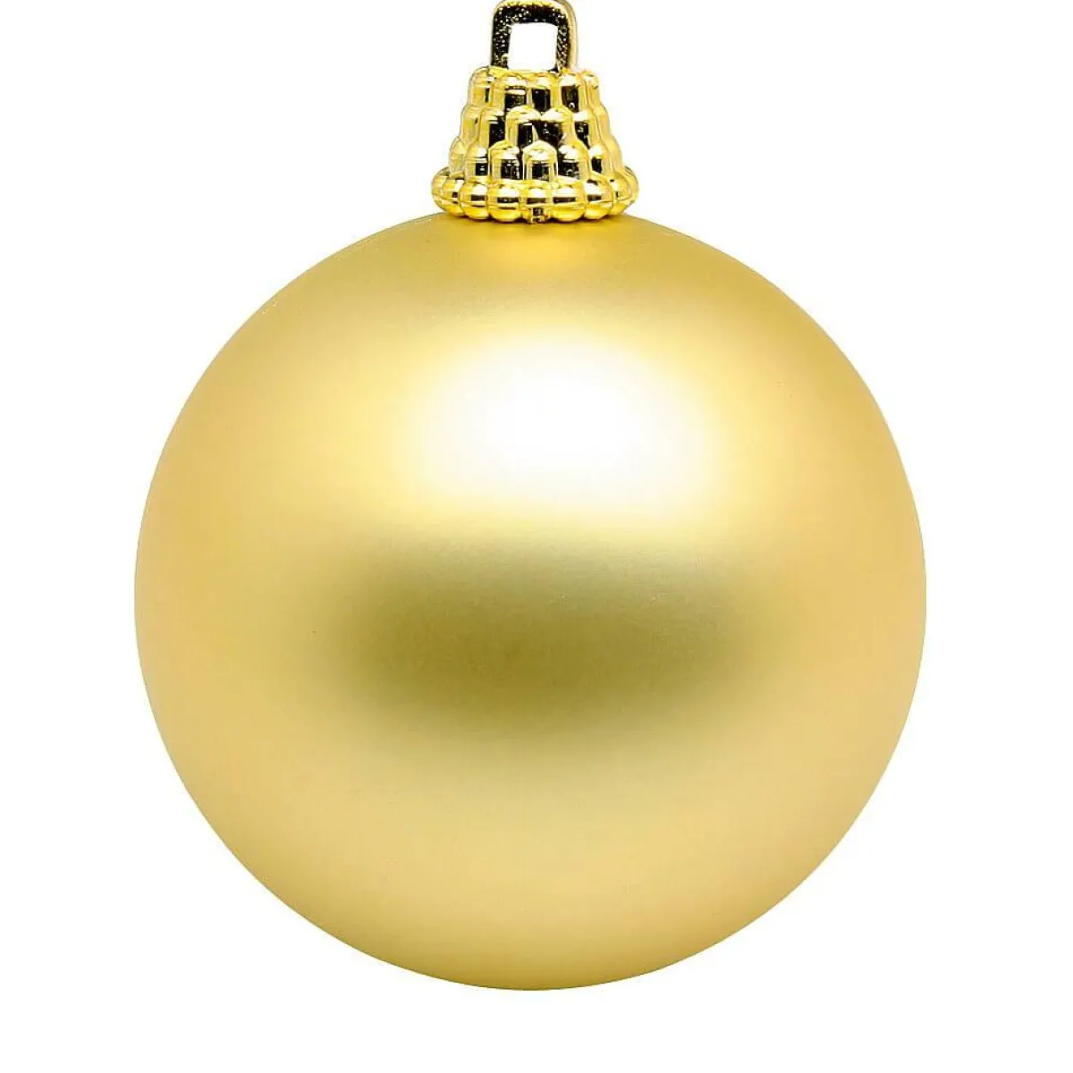 Boules De Noël En Plastique Mates Et Dées, Ø 10 Cm - 6 Pièces-DecoWoerner Discount