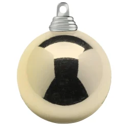 Boules De Noël En Plastique Difficilement Inflammable Champagne-DecoWoerner Discount