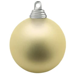 Boules De Noël En Plastique Difficilement Inflammable Champagne Mat-DecoWoerner Outlet