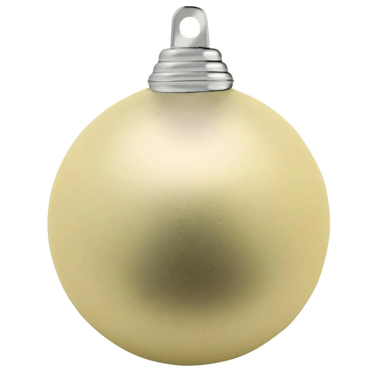 Boules De Noël En Plastique Difficilement Inflammable Champagne Mat-DecoWoerner Outlet
