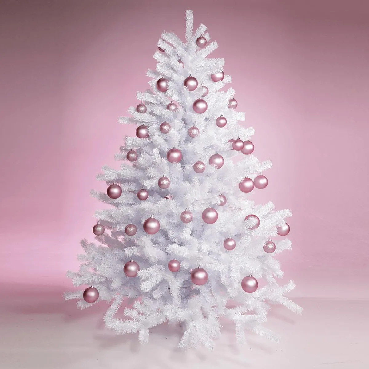 Boules De Noël En Plastique Difficilement Inflammable Mat-DecoWoerner Clearance