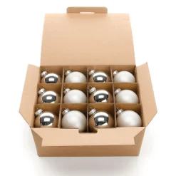 Boules De Noël En Verre é 6 Cm Ø - 24 Pièces-DecoWoerner Sale