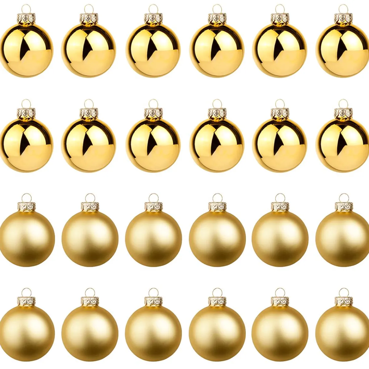 Boules De Noël En Verre Dé Foncé 6 Cm Ø - 24 Pièces-DecoWoerner Sale